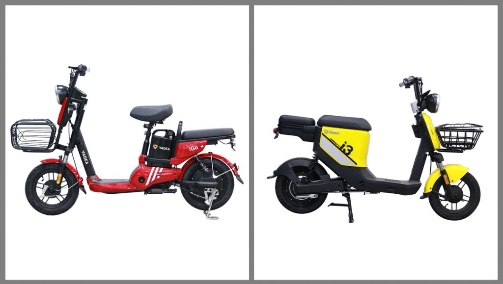 Xe đạp điện YADEA I3 và Igo có những đặc điểm riêng về kiểu dáng và thiết kế