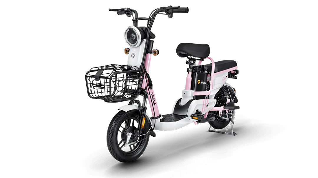 Xe đạp điện Yadea Igo với màu hồng dễ thương được các bạn nữ ưa chuộng